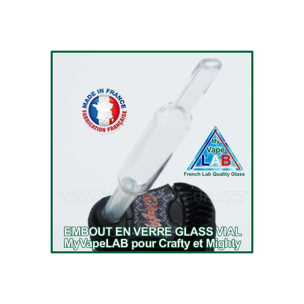 Embout en verre Glass Vial MyVapeLAB Mighty et Crafty