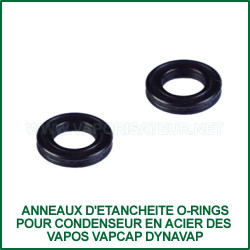 Anneaux-joints O-Rings x 2 pour condenseur en stainless steel VapCap Anneaux-joints O-Rings x 2 pour condenseur en stainless steel VapCap