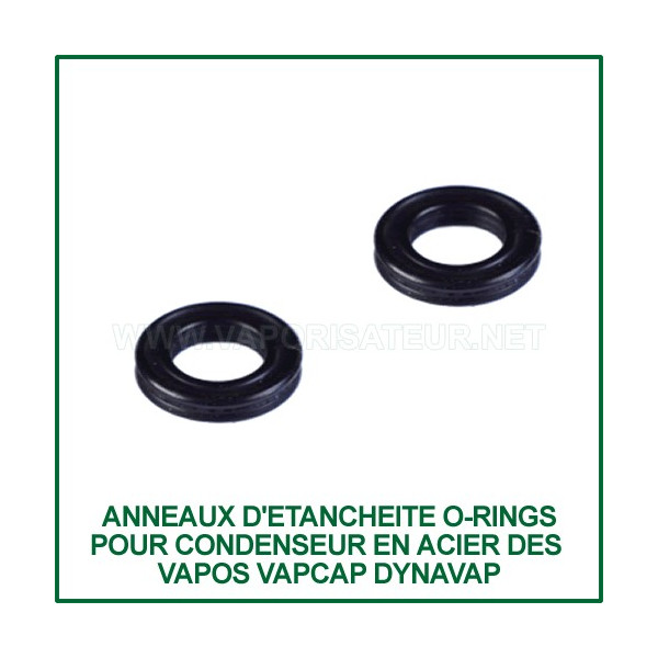 Joints O-Rings x 2 pour condenseur en acier VapCap