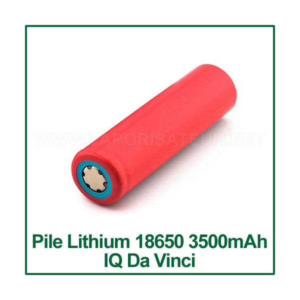 Pile lithium 18650 3500mAh pour vaporisateur IQ Da Vinci
