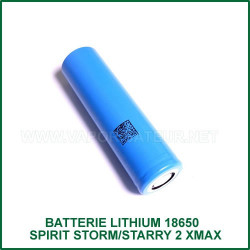 Pile lithium 18650 pour vapo Spirit et Starry 2 Pile lithium 18650 pour vapo Spirit et Starry 2