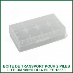 Boite de protection pour piles et accus lithium