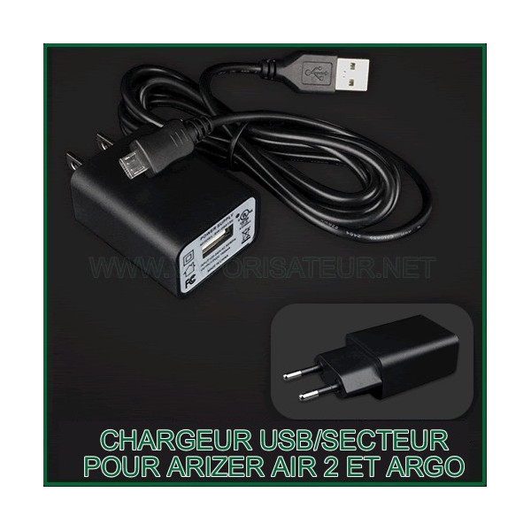 Chargeur USB/alimentation électrique Arizer Air 2 et Argo