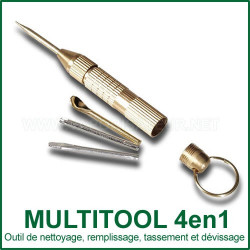 Mini MultiTool 4 en 1 outil polyvalent pour vaporisateur