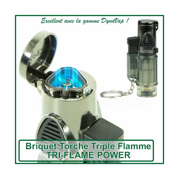 Briquet torche triple flamme Tri Flame Power