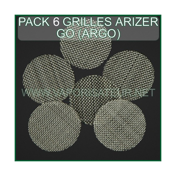 Pack de 6 grilles de filtration Arizer Go Argo
