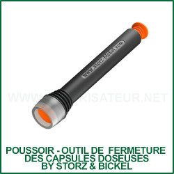 Poussoir de fermeture de capsules doseuses d'herbe Storz et Bickel