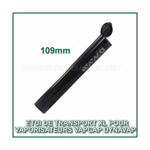Étui de transport noir XL pour vaporisateurs VapCap DynaVap XL