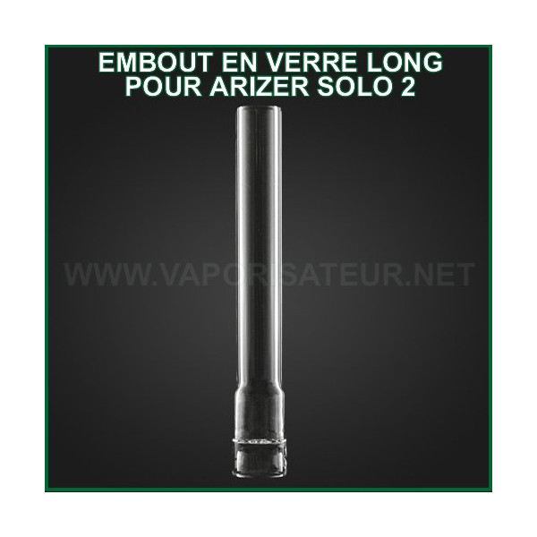 Stem-embout en verre long Arizer Solo 2