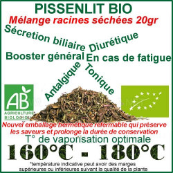Racines séchées de Pissenlit Bio 20gr