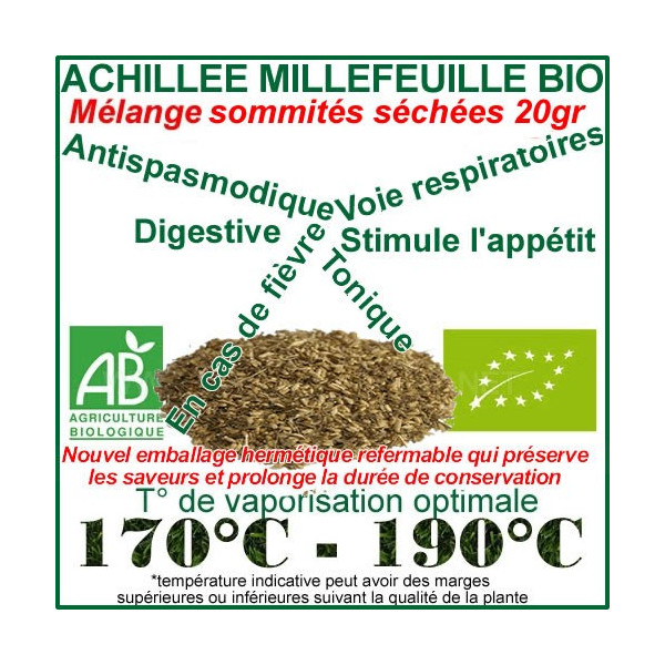 Sommités d'Achillée Millefeuille Bio 20gr