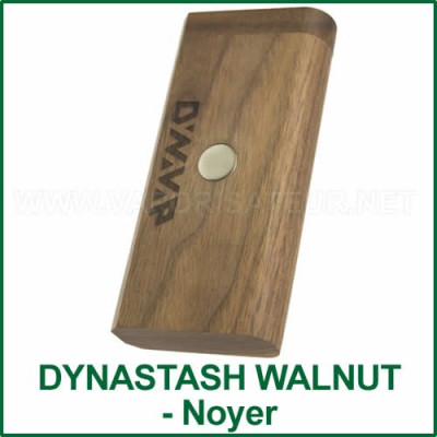 Dynastash Walnut socle-stand et boite magnétique et boite en bois pour DynaVap