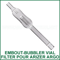 Embout-bubbler Filter Vial pour vaporisateur portable Arizer Argo