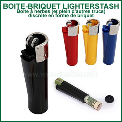 Briquet-Boite LighterStash pour herbes à vaporiser