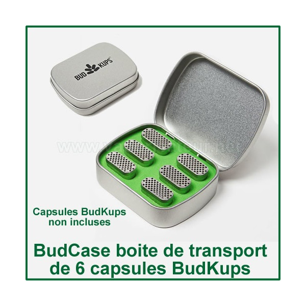 Bud Case Boite de transport pour 6 capsules BudKups