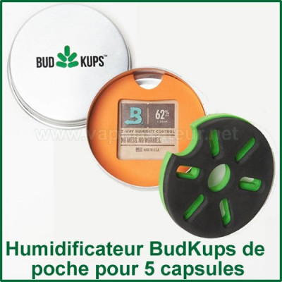Boite humidifiante de capsules doseuses BudKups pour Pax 2 ou Pax 3