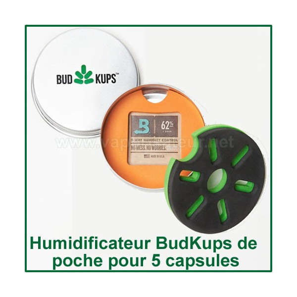 Humidificateur de capsules doseuses BudKups pour Pax 2 ou Pax 3