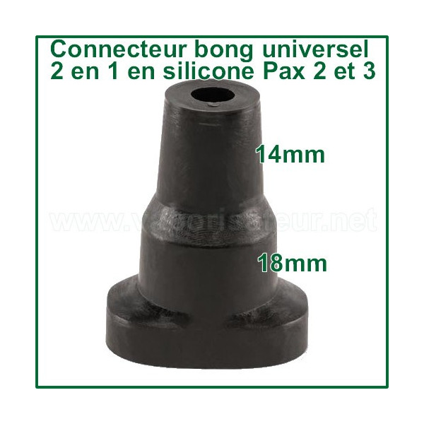 Connecteur bubbler silicone universel 2 en 1 Pax 2 ou 3