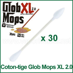 Coton-tige Glob Mops XL 2.0 pack de 30 pour le nettoyage vaporisateur