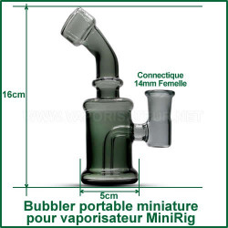 Mini bubbler pour vaporisateur - bubbler MiniRig Mini bubbler pour vaporisateur - bubbler MiniRig