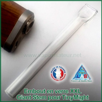Embout en verre XXL TinyMight Giant Stem refroidisseur de vapeur