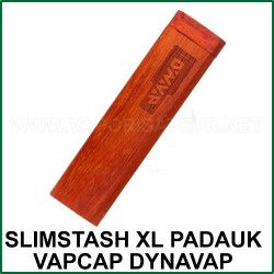 SlimStash XL DynaVap Padauk - boite de transport en bois VapCap fin et plus léger SlimStash XL DynaVap Padauk - boite de transport en bois VapCap fin et plus léger