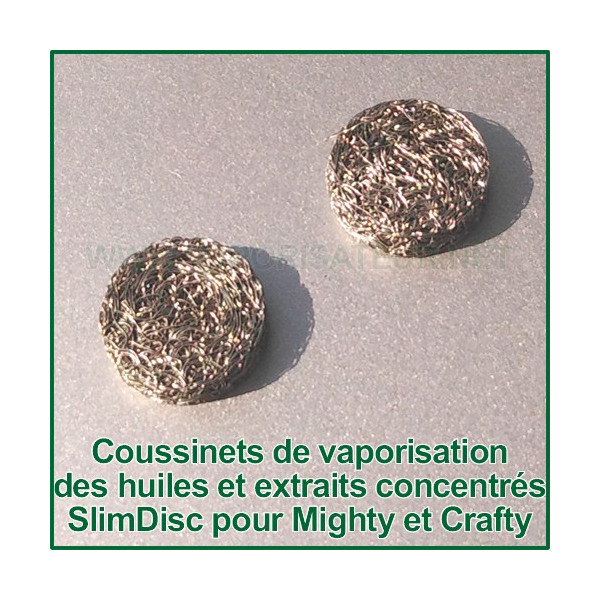 Filtres coussinets x 2 huiles SlimDisc convection Mighty et Crafty