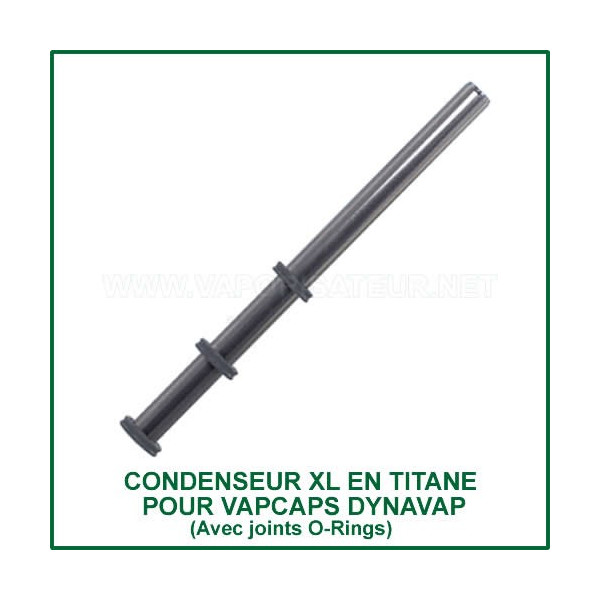 Condenseur en titane XL pour DynaVap VapCap - Titanium XL Condenser DynaVap