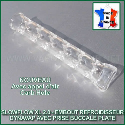 SlowFlow 2.0 embout en verre deluxe refroidisseur de vapeur pour DynaVap