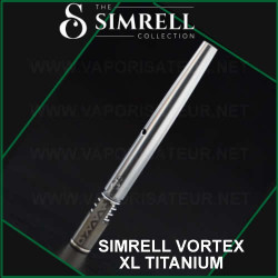 Simrell Titanium Vortex XL stem en titane refroidisseur de vapeur pour DynaVap Simrell Titanium Vortex XL stem en titane refroidisseur de vapeur pour DynaVap