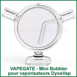 VapeGate - Mini Bubbler pour vaporisateurs DynaVap VapeGate - Mini Bubbler pour vaporisateurs DynaVap