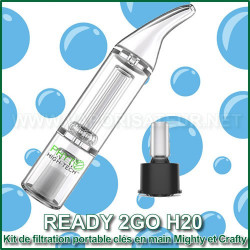 Système de filtration portable bubbler prêt à l'emploi Mighty et Crafty Ready2Go H2O