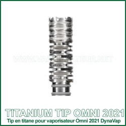 Titanium Tip OmniVap 2021 - chambre tip en titane DynaVap nouvelle génération Titanium Tip OmniVap 2021 - chambre tip en titane DynaVap nouvelle génération