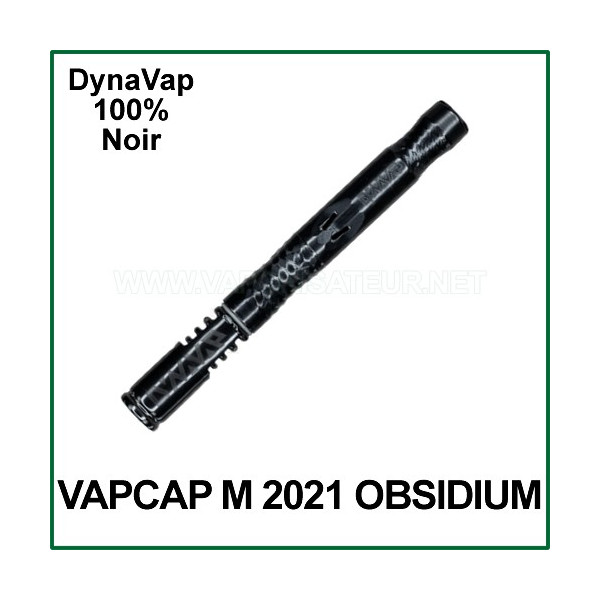 VapCap M2021 Obsidium - vaporisateur DynaVap Noir foncé