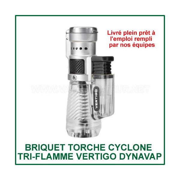 Briquet Torche Cyclone Triple Flamme Vertigo DynaVap