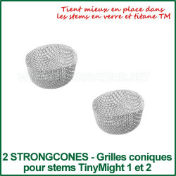 Grilles coniques StrongCones pour stems TinyMight 1 et 2
