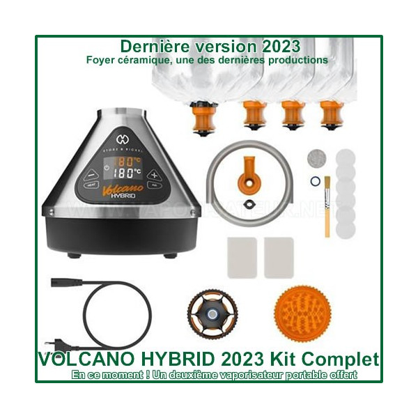 Volcano Hybrid 2024 vaporisateur 2 en 1 ballons et tuyau