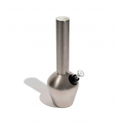Chill Steel Pipe - Bubbler Bong en Inox et céramique démontable Chill Steel Pipe - Bubbler Bong en Inox et céramique démontable
