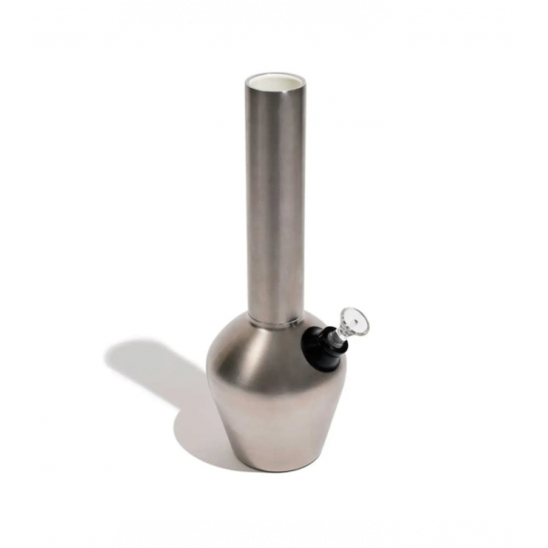 Chill Steel Pipe - Bubbler Bong en Inox et céramique démontable