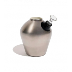 Chill Steel Pipe - Bubbler Bong en Inox et céramique démontable Chill Steel Pipe - Bubbler Bong en Inox et céramique démontable