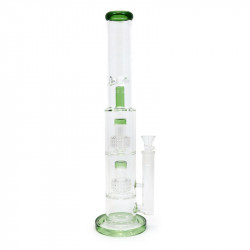 Bong verre 45cm avec double percolateur
