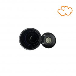 Jar GRAAL x La Vaporisterie – Avec bouchon thermohygromètre intégré Jar GRAAL x La Vaporisterie – Avec bouchon thermohygromètre intégré