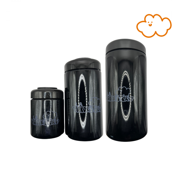 Graal Jar x La Vaporisterie - Boîte Jar anti UV avec Hygromètre et Thermomètre pour conservation prolongée