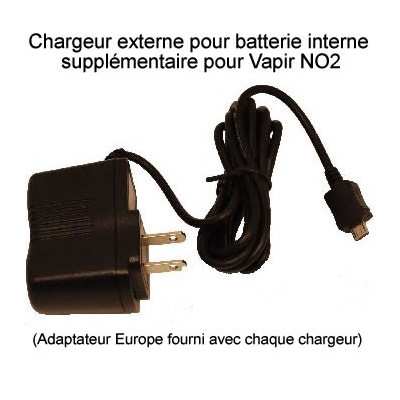 Chargeur externe pour batterie interne Vapir NO2