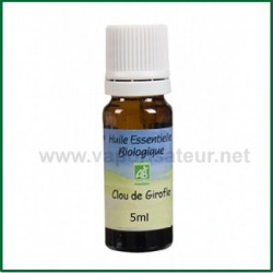 Huile essentielle de Clou de girofle Bio Ecocert 5ml Huile essentielle de Clou de girofle Bio Ecocert 5ml