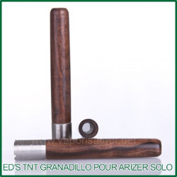 Tuyau en bois de Granadillo Ed's TNT pour vaporisateur portable Arizer Solo Tuyau en bois de Granadillo Ed's TNT pour vaporisateur portable Arizer Solo