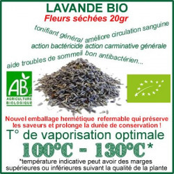 Fleurs séchées de lavande biologique à vaporiser Fleurs séchées de lavande biologique à vaporiser