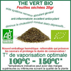 Vaporisez Bio - inhalez du Thé Vert Bio Ecocert Vaporisez Bio - inhalez du Thé Vert Bio Ecocert