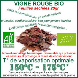 Vaporiser Vigne Rouge Bio en vrac sachet de 30gr Vaporiser Vigne Rouge Bio en vrac sachet de 30gr