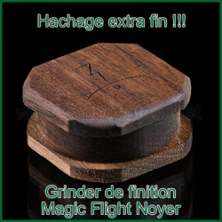Grinder Magic Flight pour vaporisateur MLFB effritement ultra fin bois de noyer